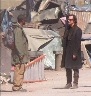 Illustration for article titled Gary Oldman Gives Great Villain On Set Of Denzel's Book Of Eli